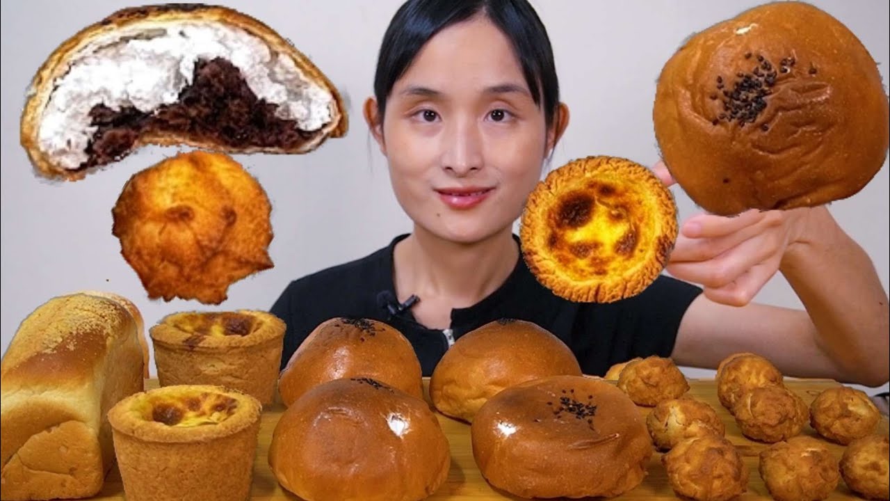 알밤볼 여러가지빵 먹방 
