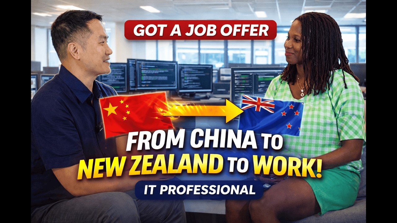 How I Got a Job Offer from China to New Zealand to Work - IT Professional