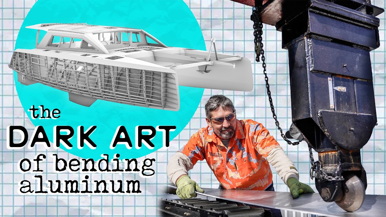 Our SECRET WEAPON to Create Curves - Aluminum Catamaran Build Part 3