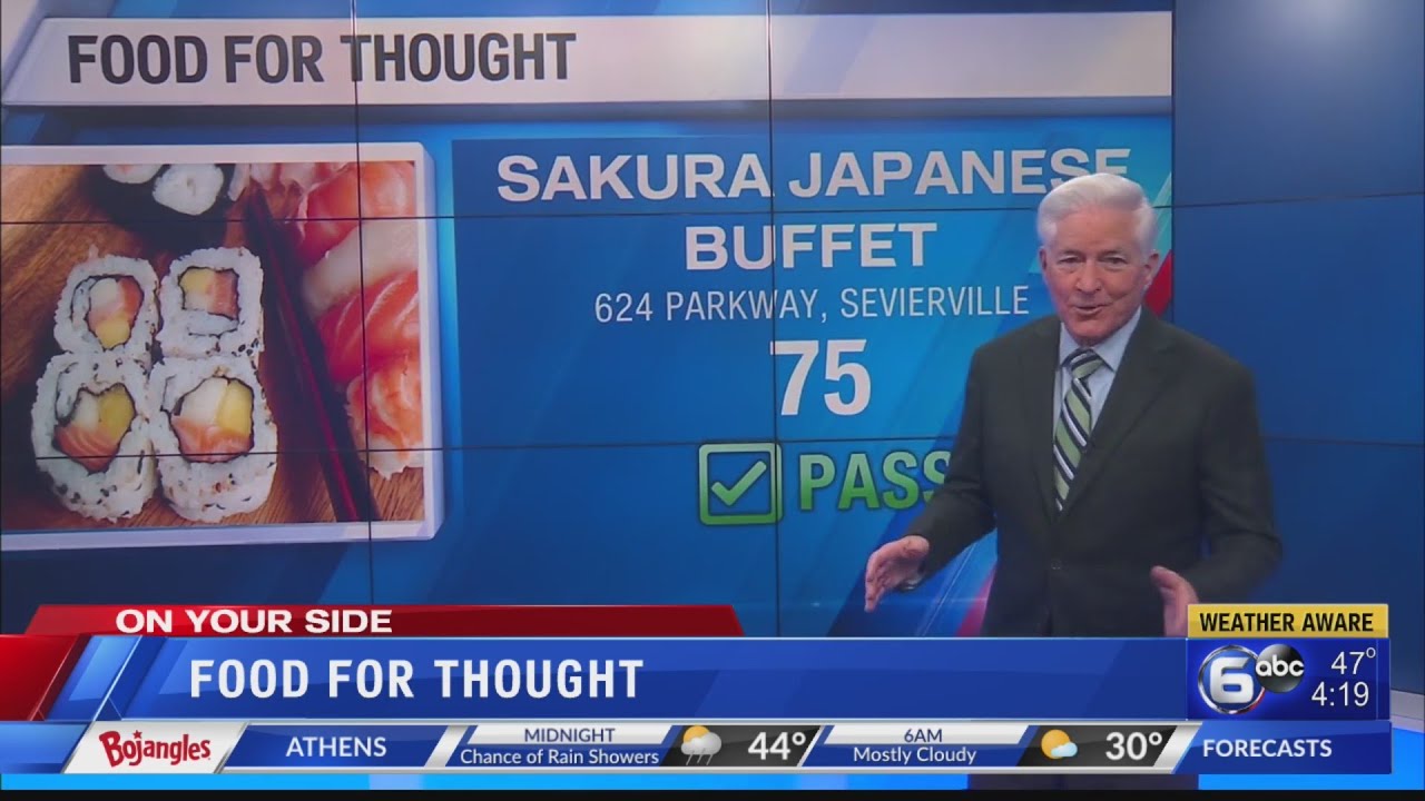 No raw seafood warning, dirty equipment found at Sevierville Japanese restaurant