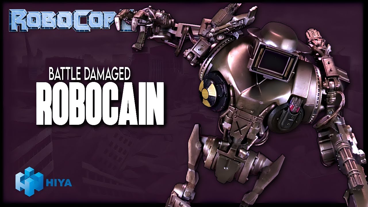 Hiya Toys Robocop 2 Battle Damaged Robocain Exquisite Mini 