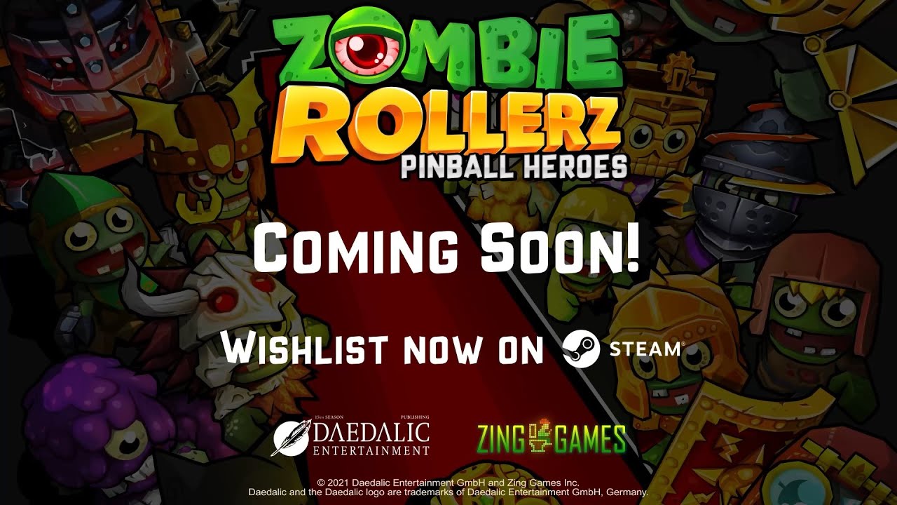 Zombie Rollerz: Pinball Heroes - Announcement Trailer