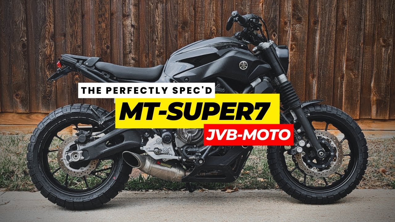Обновление этой заброшенной Yamaha MT-07 // JVB Moto Super 7