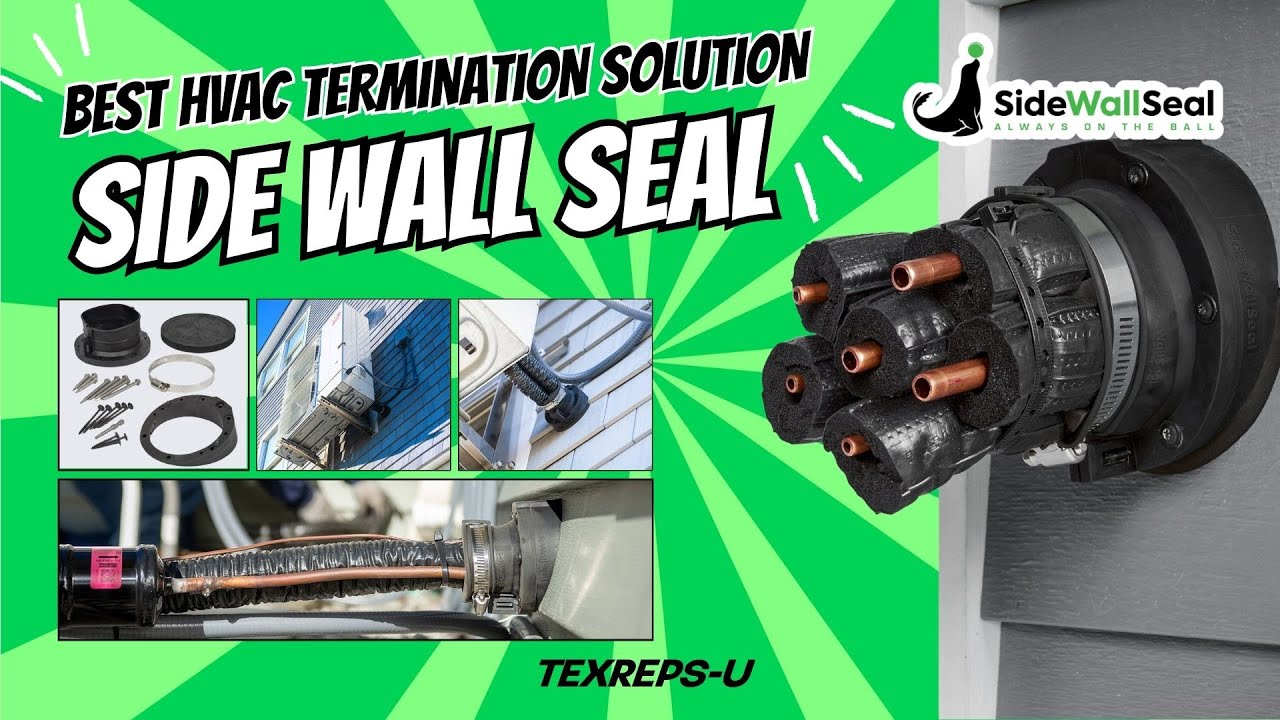 Roof Goose Side Wall Seal &mdash; How to Install Airtight HVAC Pass-Through (No Caulk Needed)