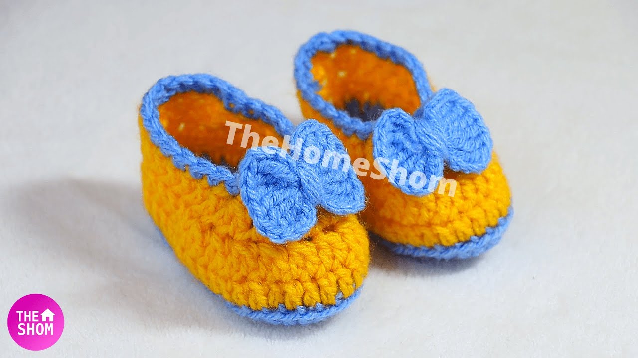 How To Crochet Baby Booties For Beginners 2020 | Newborn Baby Booties/Shoes [0-3 Months]