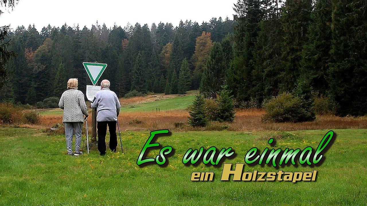 ES WAR EINMAL    ein Holzstapel