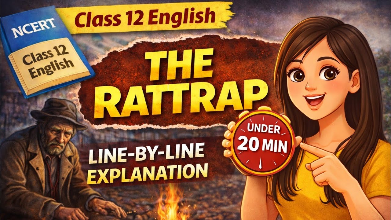 The Rattrap in Just 20 Minutes 😱 | Line-by-Line | Class 12🦋