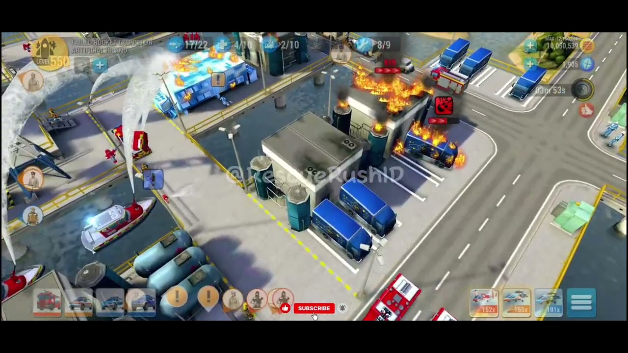 FAILED ROCKET LAUNCH ON ARTIFICIAL ISLAND❗️LEVEL550❗️EMHQ GAMEPLAY STRATEGY