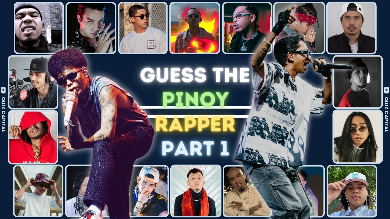 Guess The Pinoy Rapper Part 1 🎶 | Flow G, Skusta Clee, Al James, Nik Makino, Gloc-9 🎤🔥