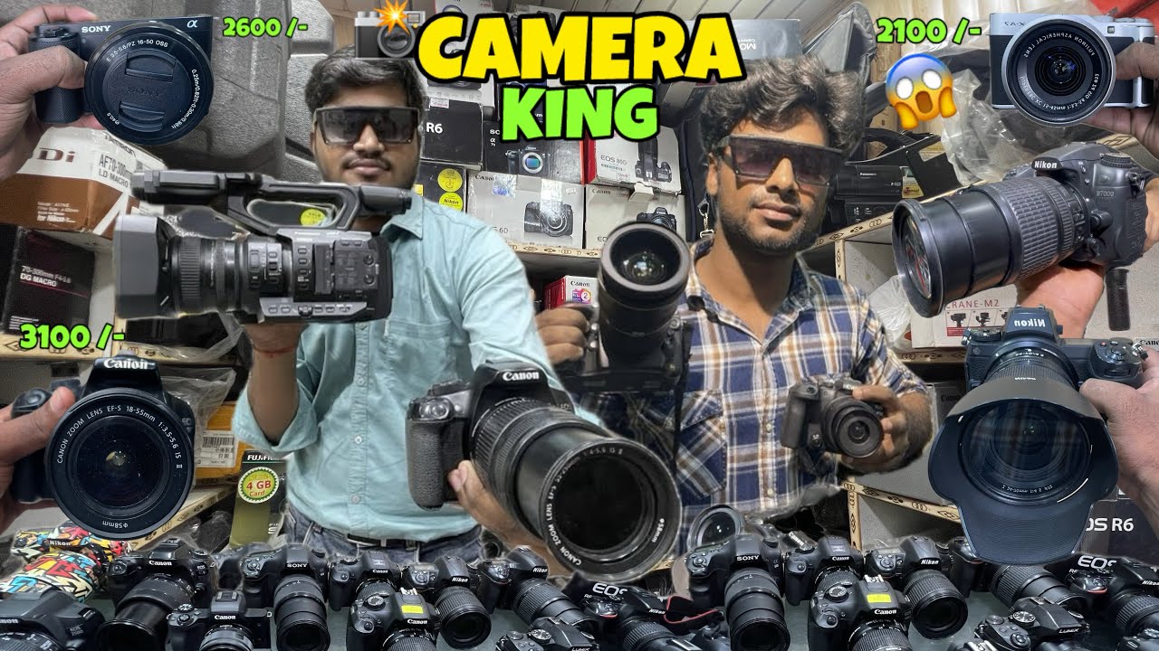 Chandni Chowk Camera market 2025 I DSLR 3100 /- I Cheapest Camera Market in Delhi I GoPro , Camera📸 