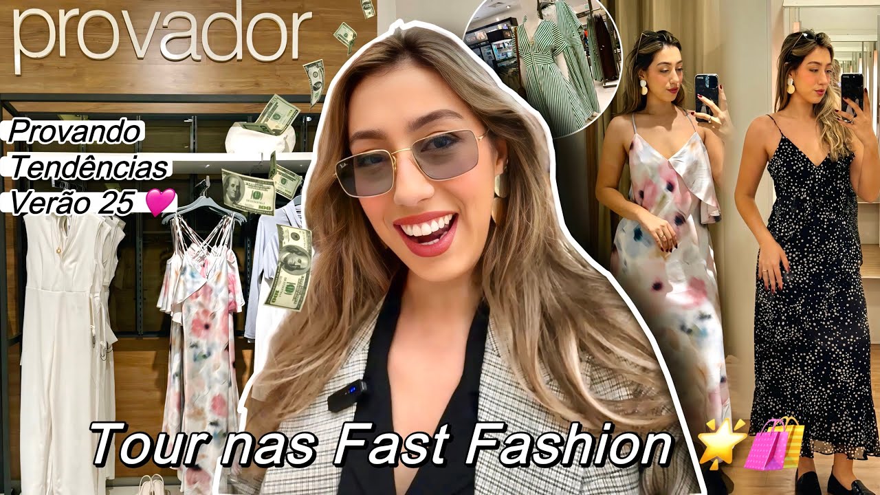 PROVADOR na RENNER e RIACHUELO | TOUR nas TENDÊNCIAS de VERÃO 🛍️🌟 Cacá Anjos