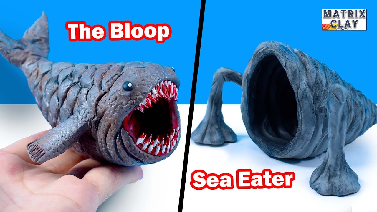 How To Make THE BLOOP Vs SEA EATER With Clay | Clay Tutorial