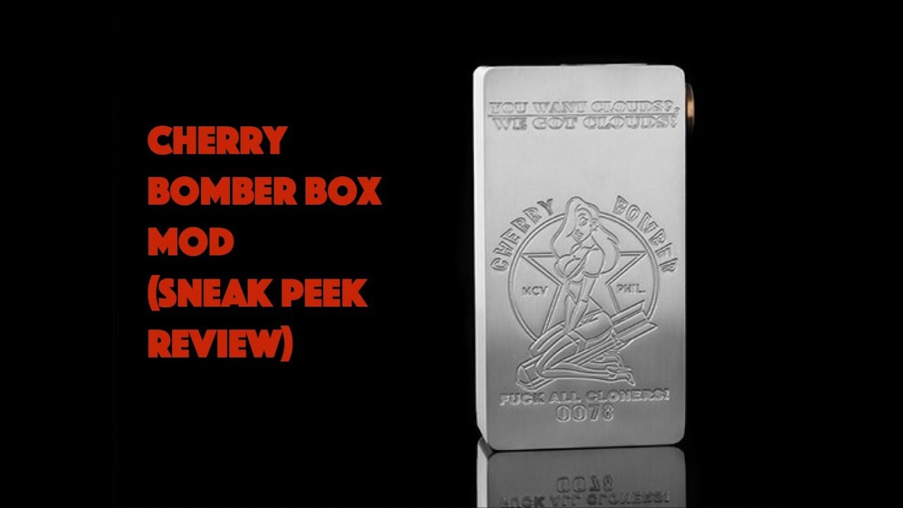 Cherry Bomber Box Mod sneak preview