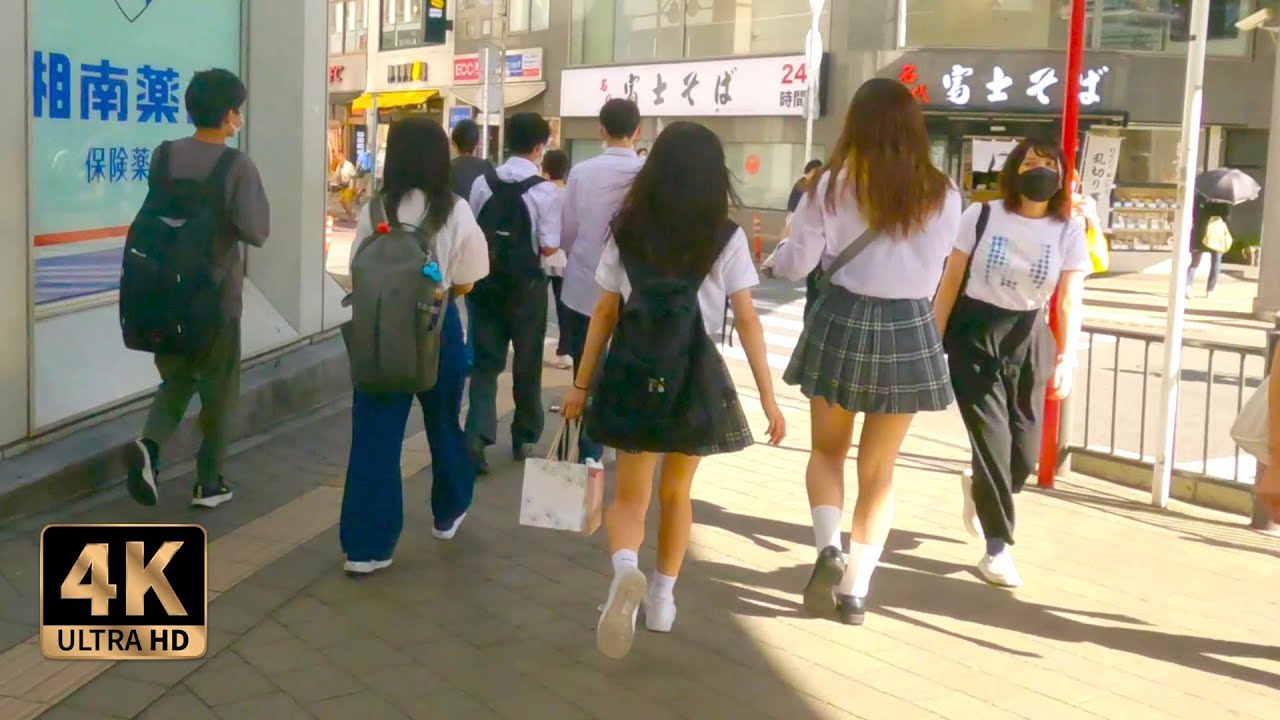 🇯🇵 FUJISAWA - A very pleasant walk around Fujisawa Station ⎡ 4K ⎦