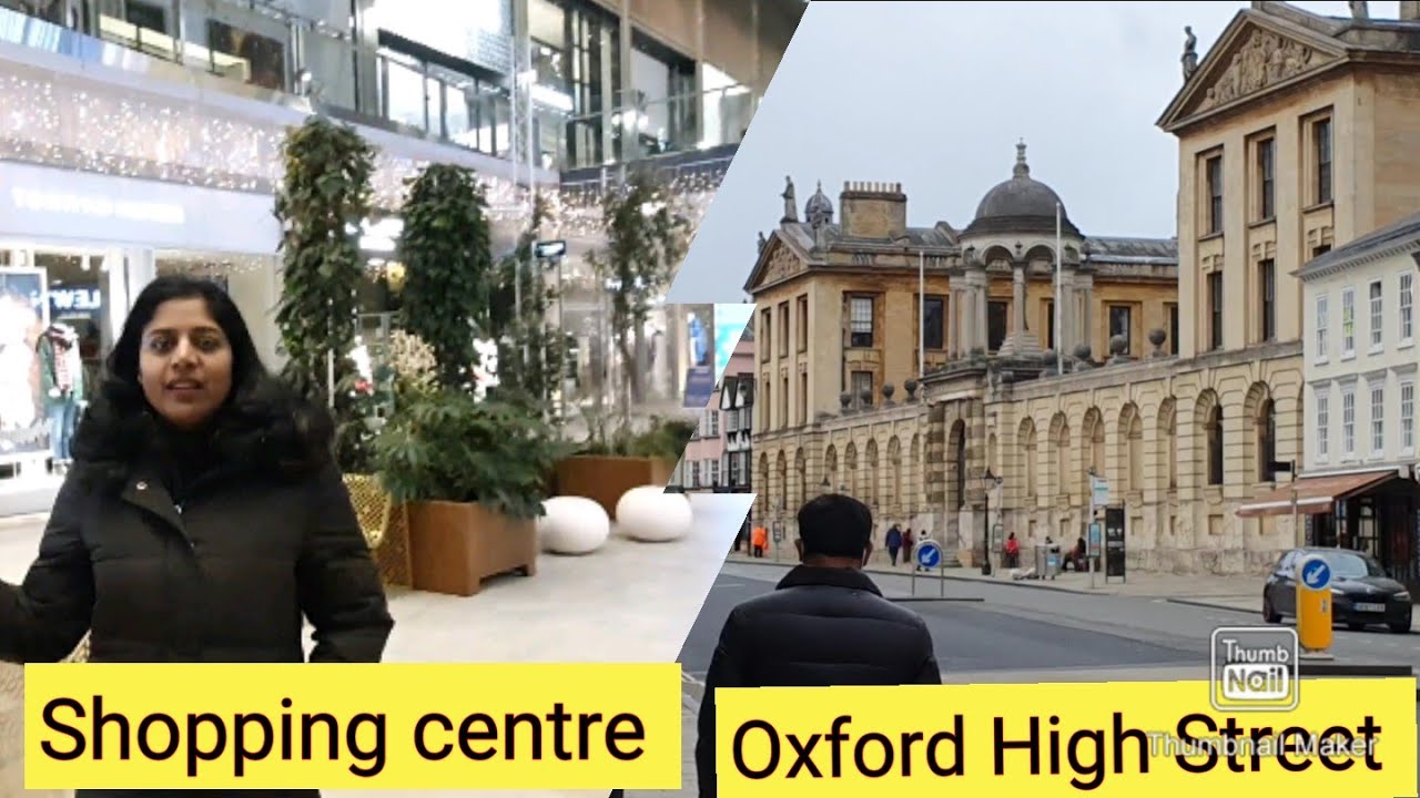 The world famous High Street / West gate shopping centre / Oxford / England