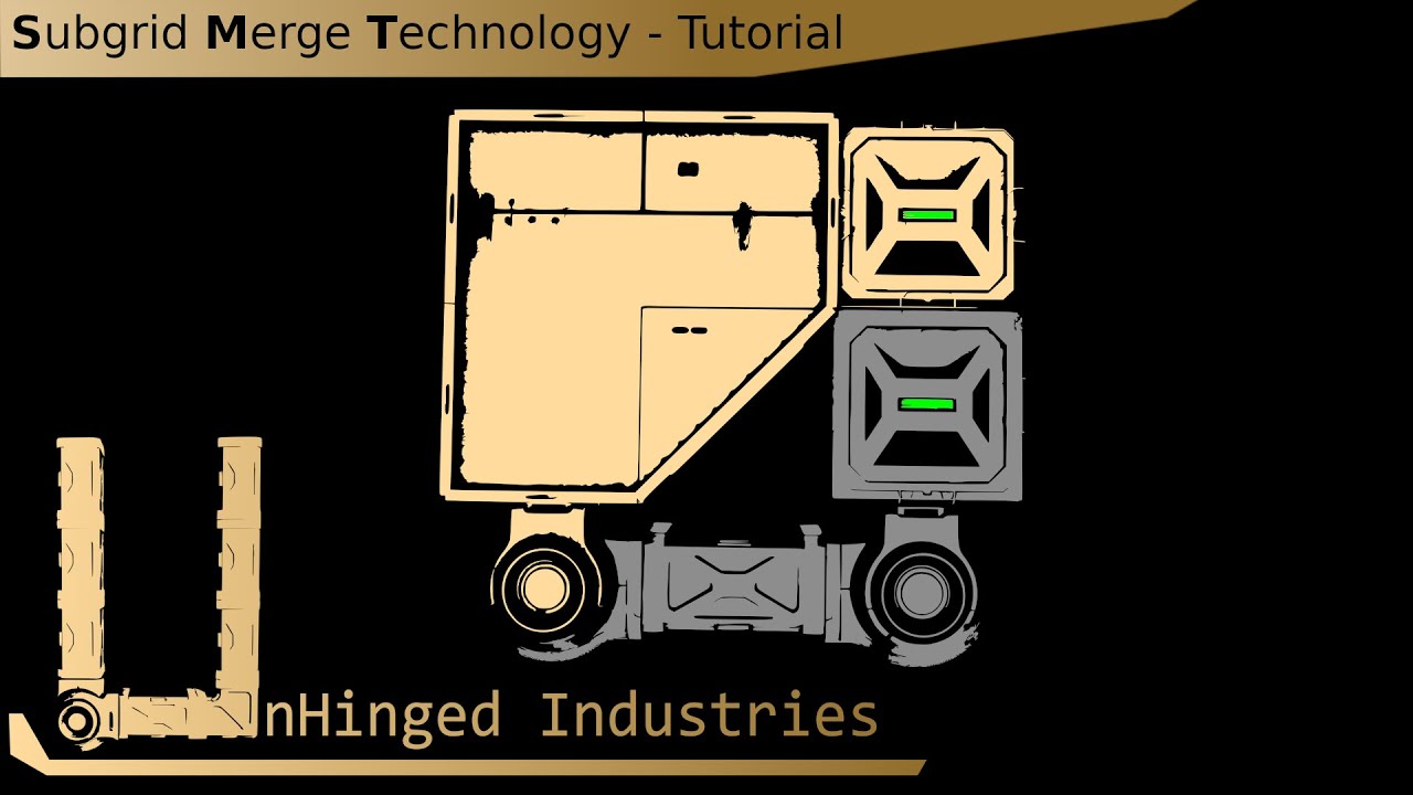 Space Engineers - Subgrid Merge Technology - Tutorial