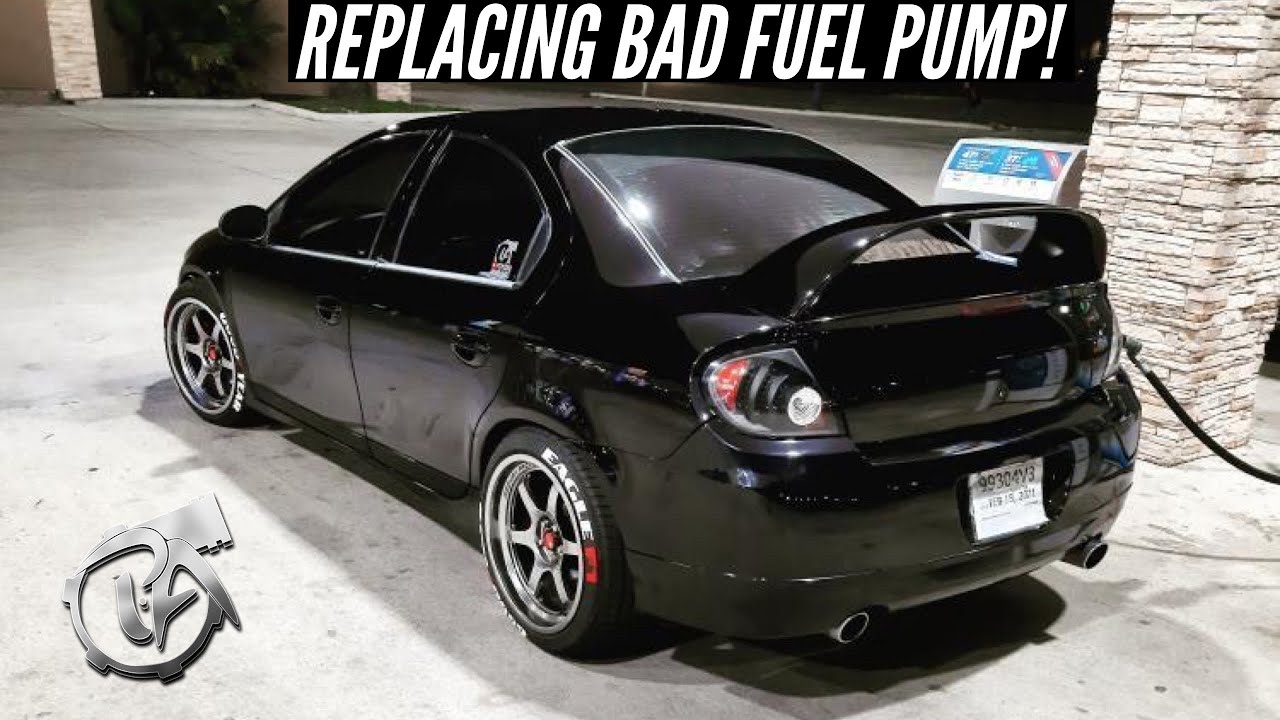 BAD FUEL PUMP!! REPLACING FUEL PUMP ON MY SRT4 !!