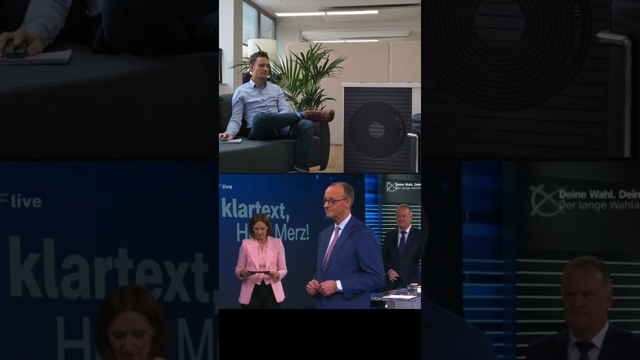 ZDF Klartext: Jan Ossenbrink von Vamo reagiert auf Wärmepumpen-Aussagen von Friedrich Merz