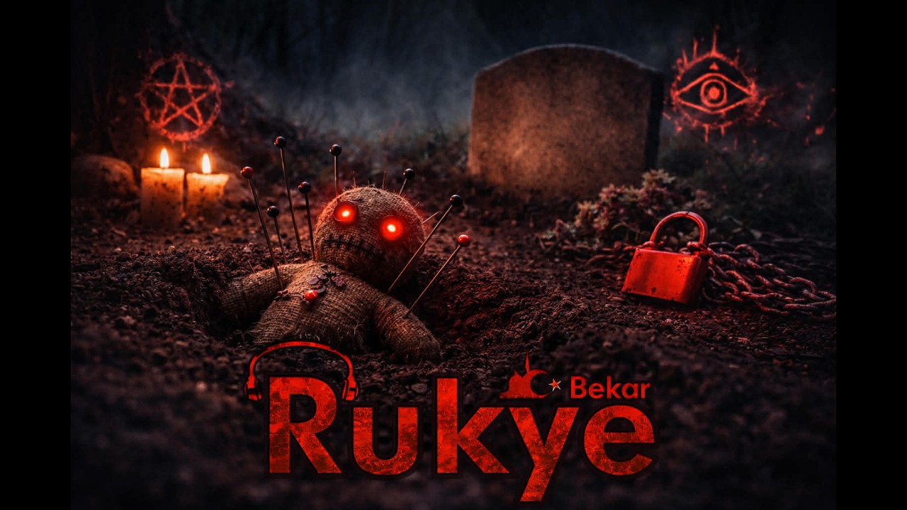 Senin için yapılmış ve mezarlığa gömülmüş Kara Büyü Vudu Bebeği Yok Etmek ve Yakmak Için Rukye