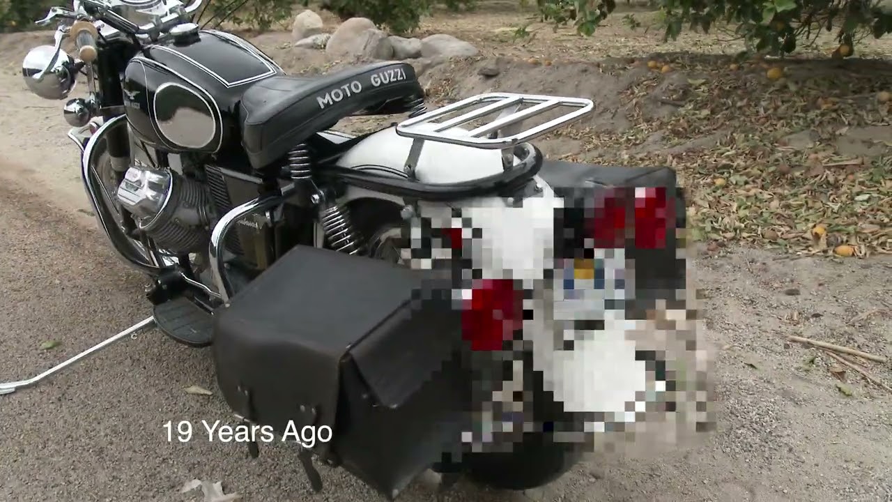 (SOLD!) Ewan McGregor's 1971 Moto Guzzi Ambassador Police