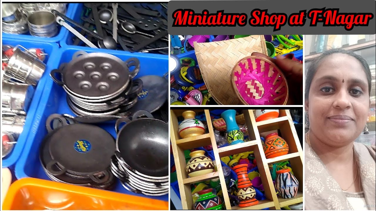 Miniature shop at T-Nagar, Ranganathan street.