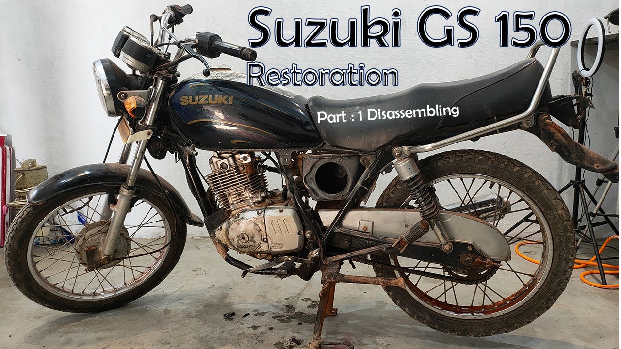 Suzuki GS 150 Restoration | Part : 1 Disassembling