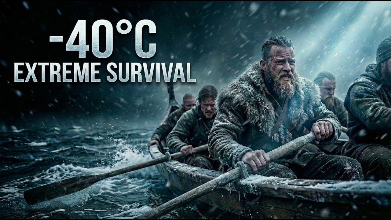 How did the Vikings survive –40 °C in open boats without freezing alive?