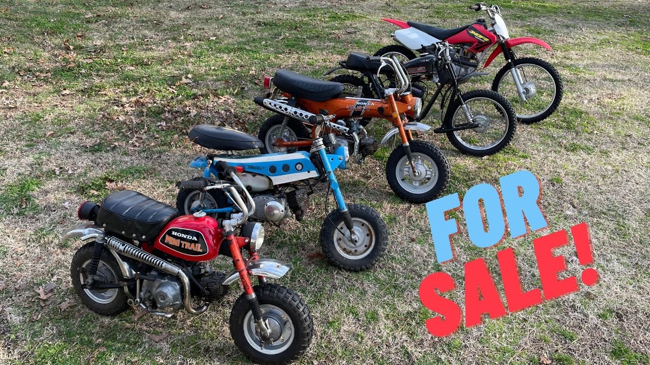 Mini Bikes For Sale! Honda Z50, CT70, XR100, Suzuki MT50, & Fox. Deals!