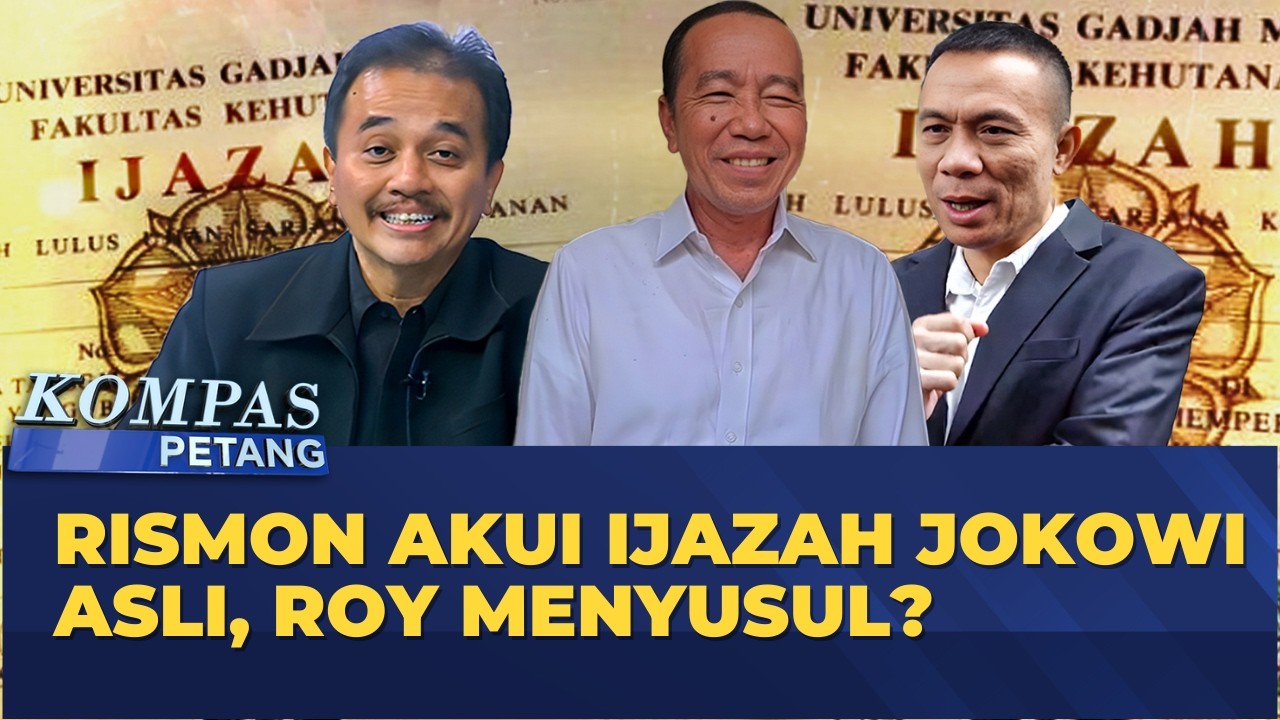 Rismon Akui Ijazah Jokowi Asli, Roy Suryo Menyusul? | KOMPAS PETANG