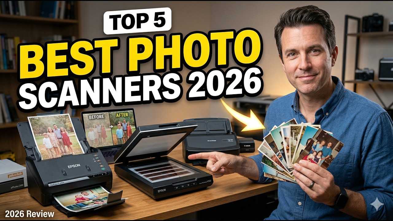Top 5 Best Photo Scanners 2026 📸 Fastest & Highest Quality Photo Digitizing Scanners