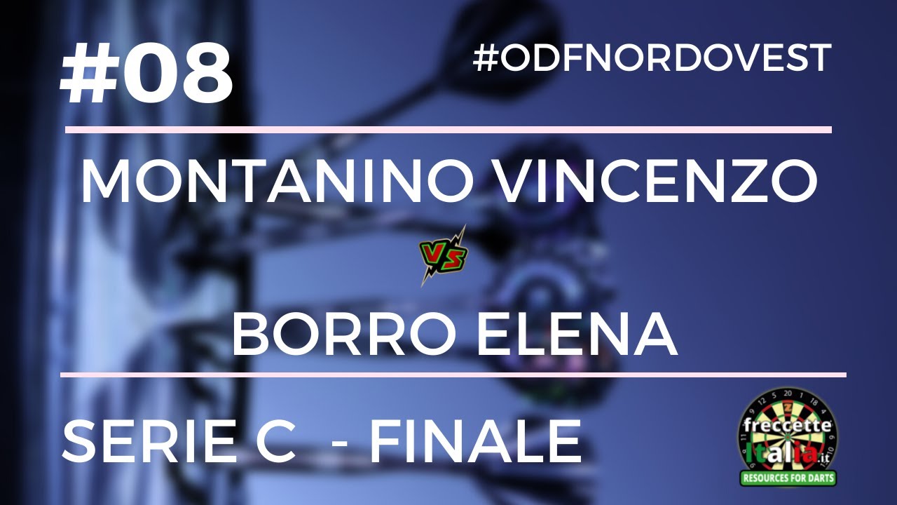 08 #ODFNordOvest SERIE C   FINALE singolo Montanino Vincenzo  Vs  Borro Elena