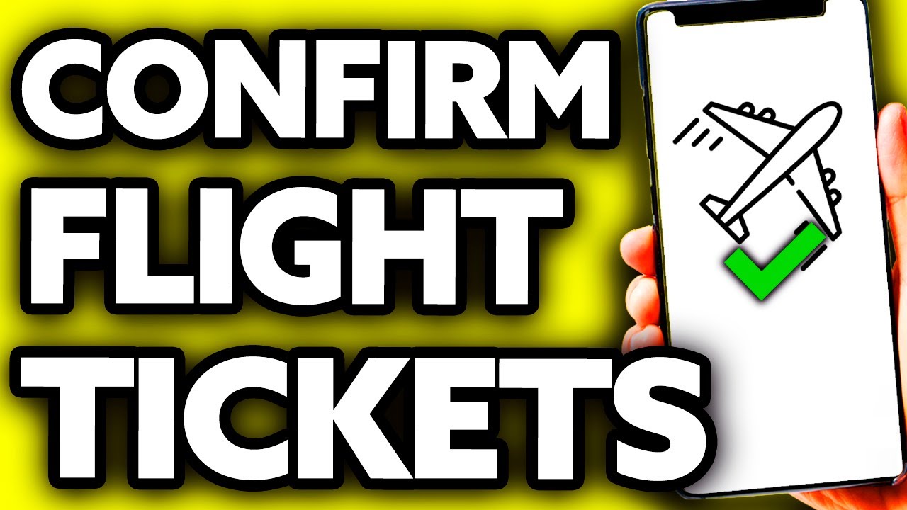 How To Confirm Your Flight Tickets Online (EASY!)