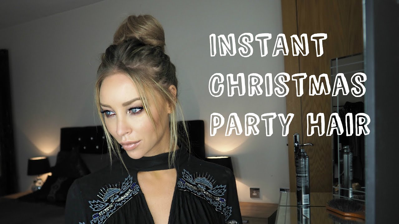 Instant Christmas Party Hair idea - How to - Lauren Pope