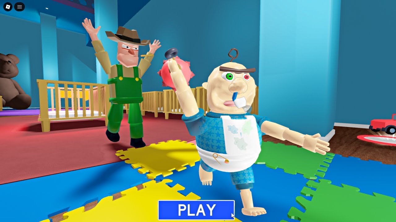 RANDY CAUGHT BABY BOBBY? BARRY'S PRISON RUN! OBBY UPDATE All Bosses All Morphs Gameplay Roblox