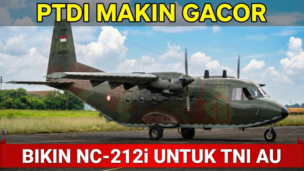 PT Dirgantara Indonesia Serahkan Pesawat NC-212i ke TNI AU, Ini Spesifikasi Lengkapnya !
