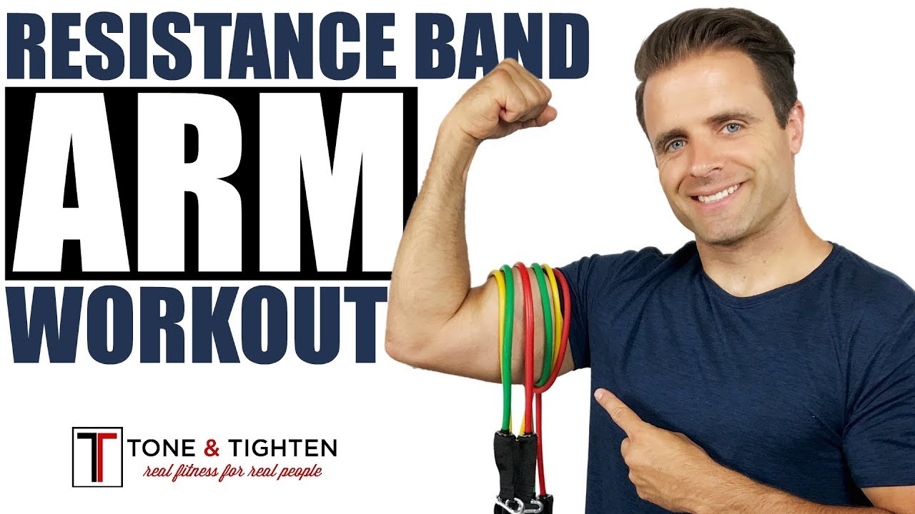 Resistance Band Arm Workout - 6 Best Resistance Band Exercises To Tone And Strengthen Your Arms