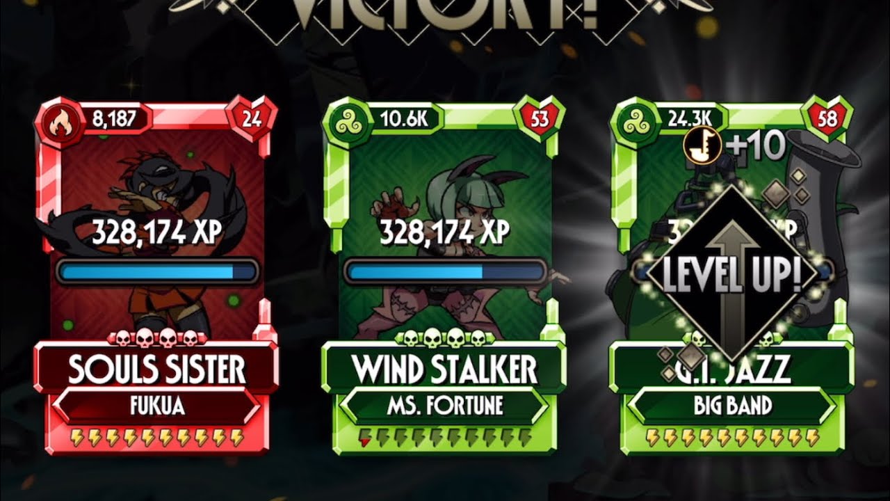 Leveling Souls Sister - Skullgirls Mobile