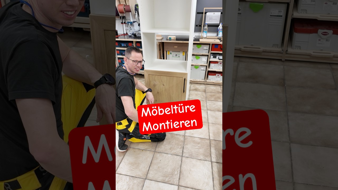 M&ouml;belt&uuml;re montieren #woodworking #blum #werkstatt #tools #diy #woodwork #furniture #handcraft