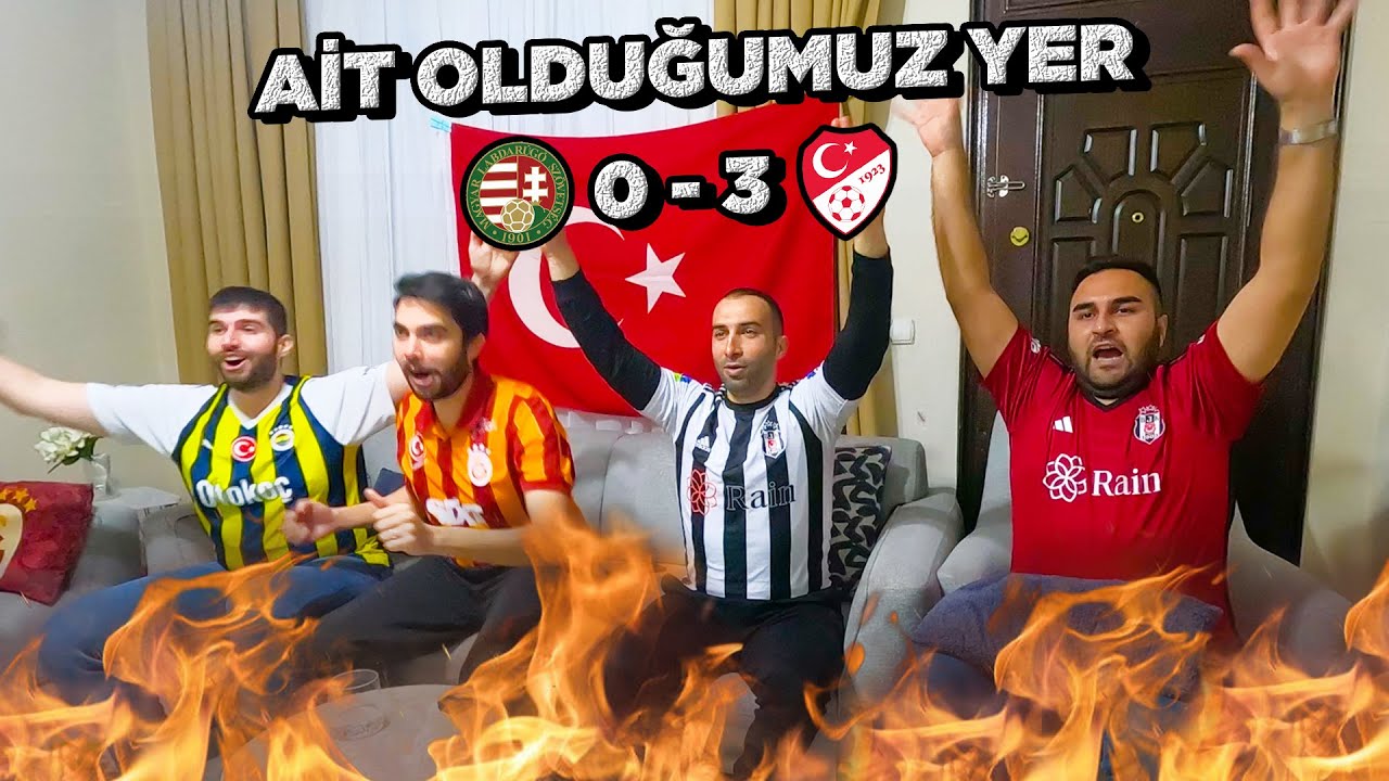 MİLLİ GURUR! MACARİSTAN - TÜRKİYE MAÇI TEPKİ VİDEOSU! #türkiye