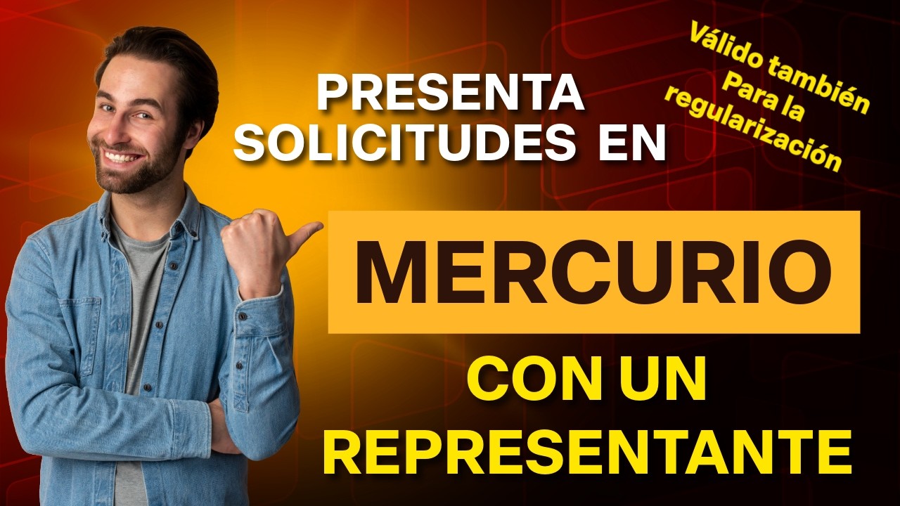 REGULARIZACIÓN 2026- Presente la Solicitud con un REPRESENTANTE