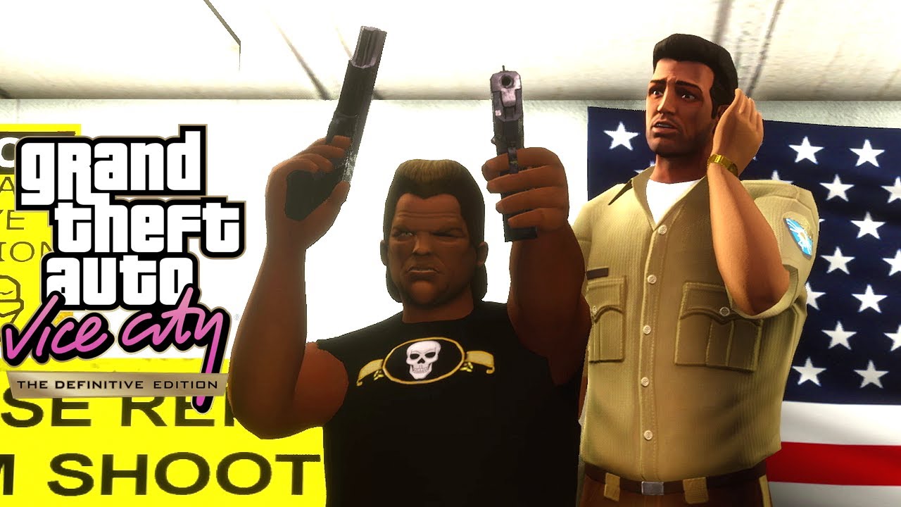 GTA Vice City Definitive Edition. Прохождение #5 Подготовка К Ограблению Банка. Без Комментариев.