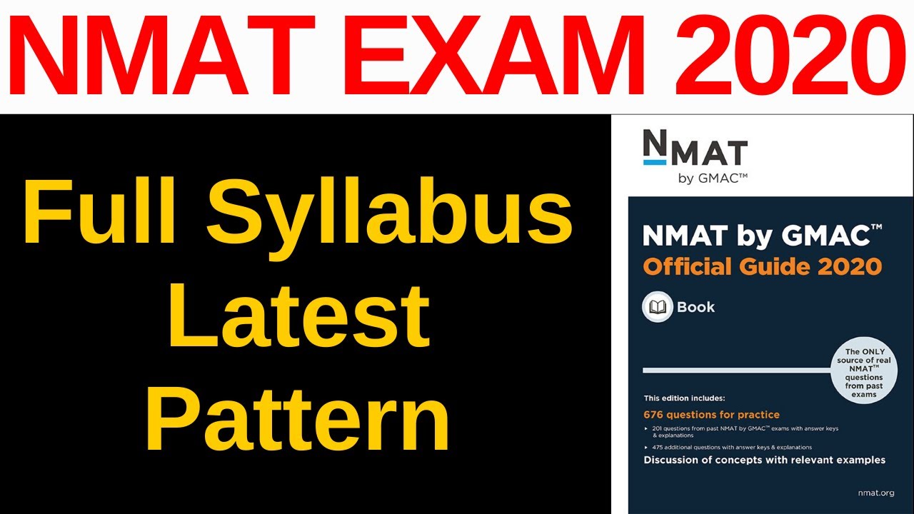 NMAT 2020 Full Syllabus With Latest Changes and Pattern