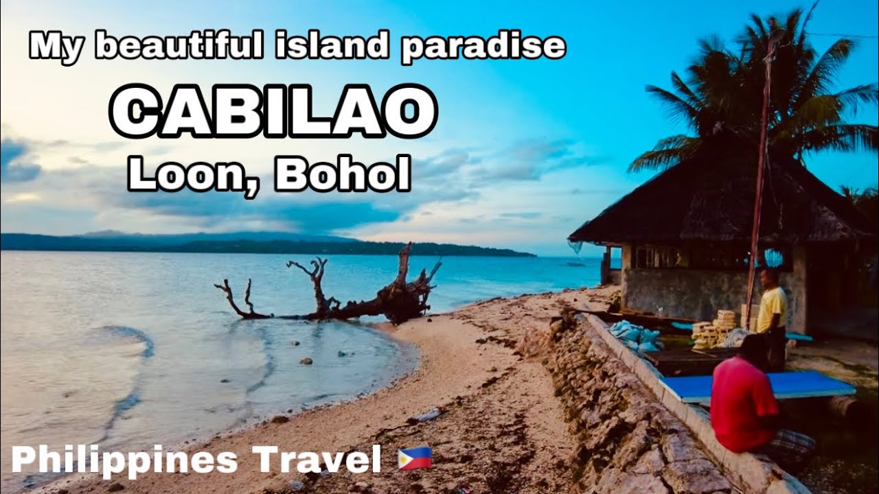 [4K] CABILAO ISLAND,LOON,BOHOL,PHILIPPINES || TYPHOON SEASON