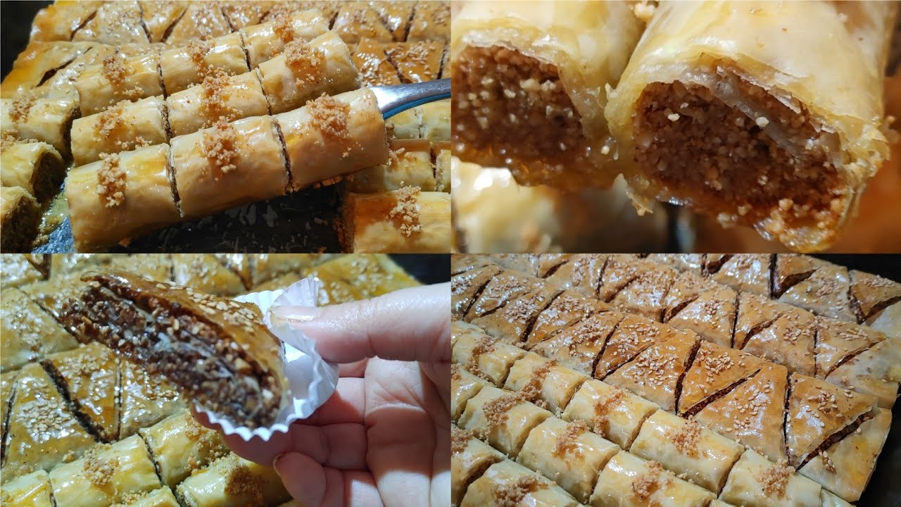جديد رمضان🌙اسرع المعسلات فالفرن حشو معلك بلا سكر 2 أشكال بمذاق مختلف