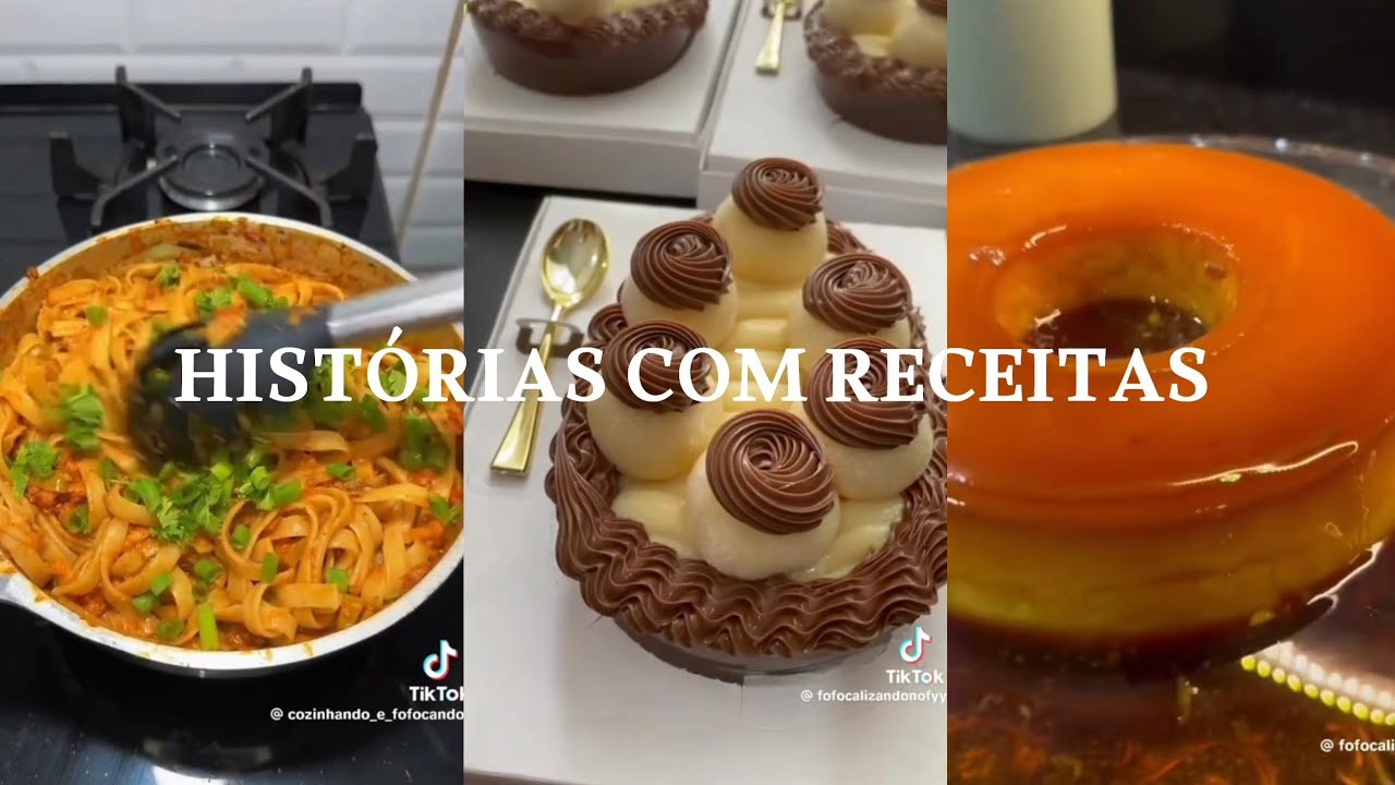 HISTÓRIAS COM RECEITAS | TRANSIÇÃO DE CONTEÚDO 😋🍔