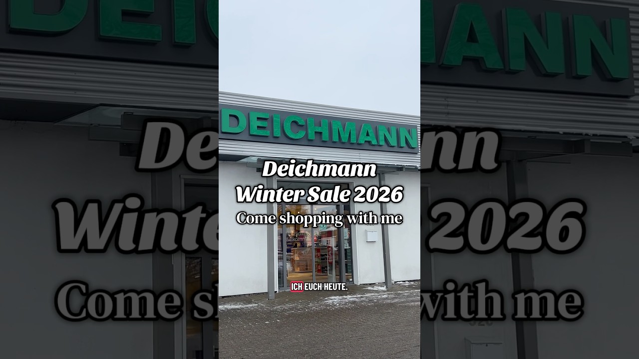 Kommt mit mir zum Shoppen zum Deichmann Winter Sale 