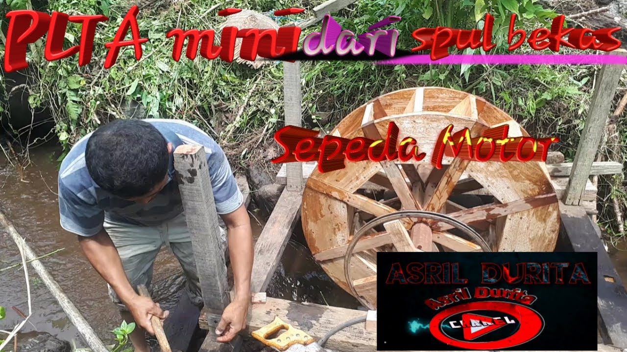 Plta mini dari spul bekas Sepeda motor