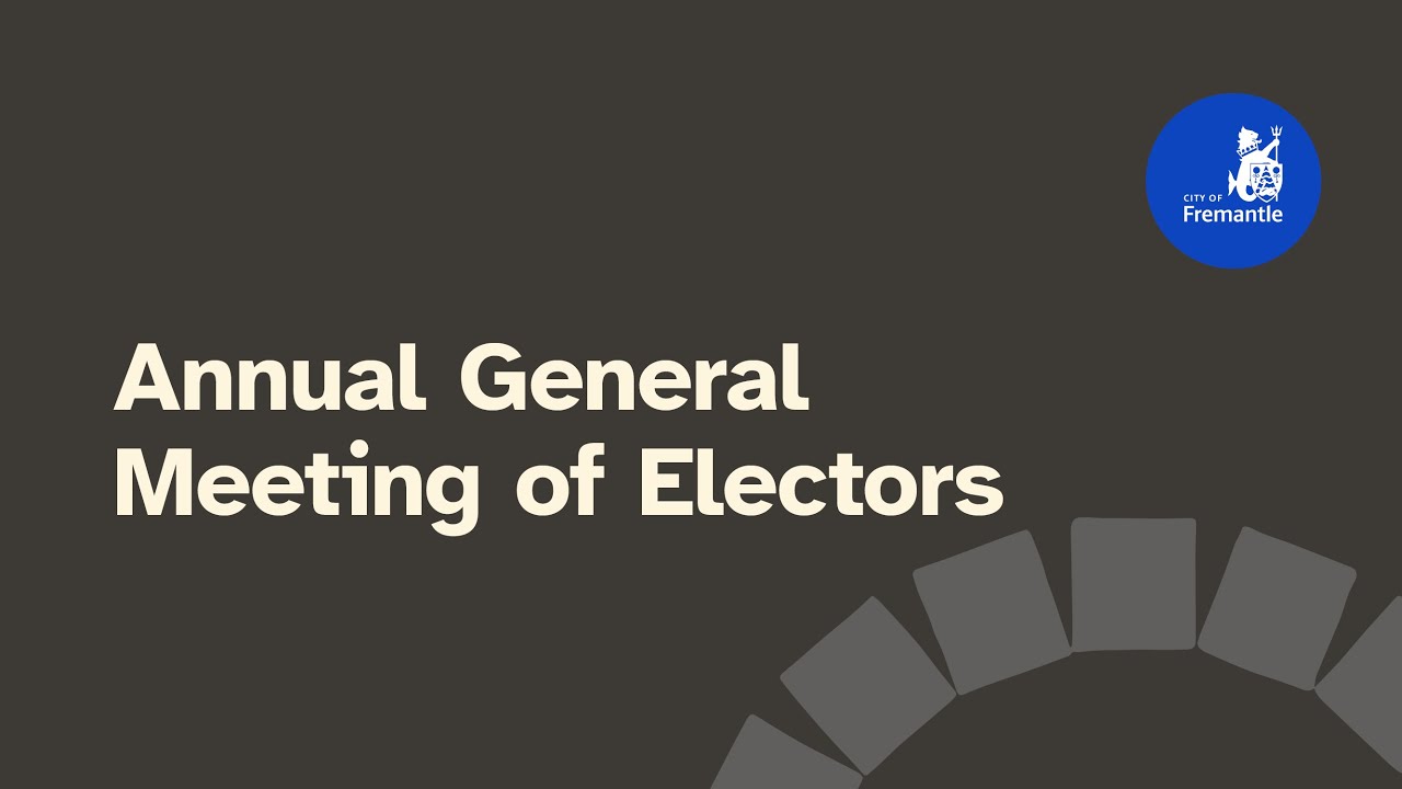 Annual General Meeting of Electors - 2 February 2026 (part 2)