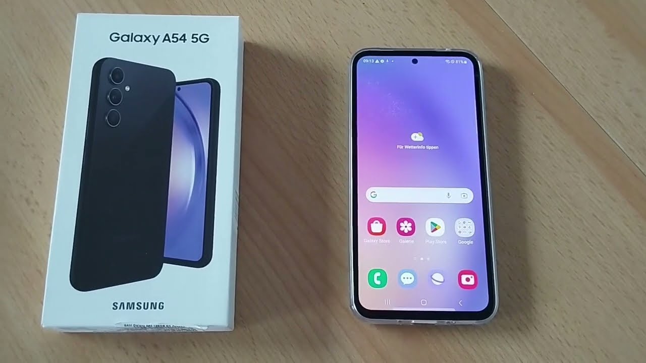 Samsung Galaxy A54 5G / Awesome Graphite / Unboxing und Setup / Camera / BLACK FRIDAY DEAL