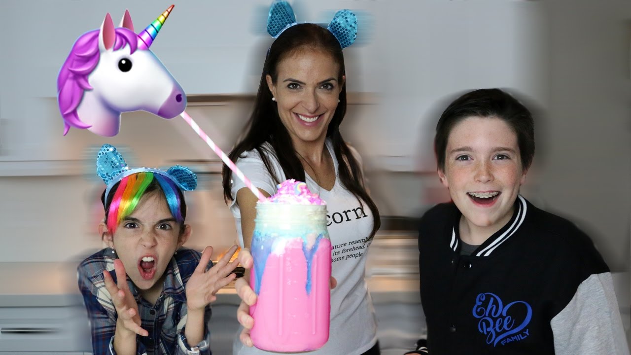 STARBUCKS UNICORN FRAPPUCCINO AT HOME!! - DIY
